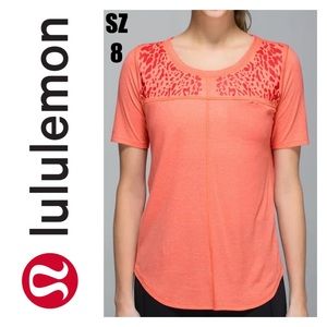 Run Away Tee 8 EUC Like New Orange